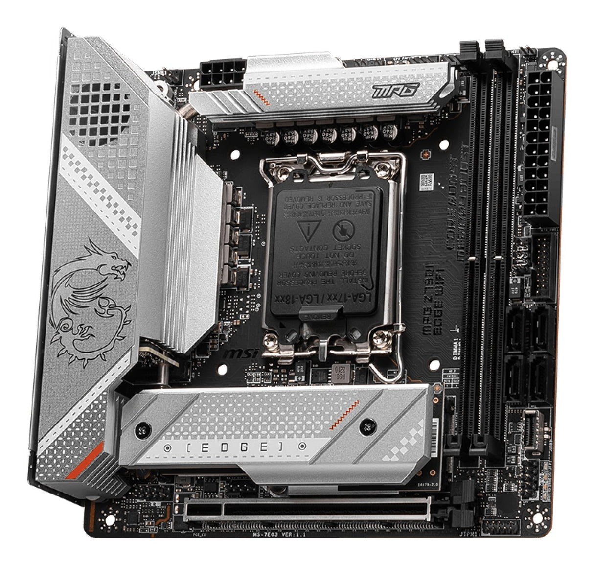 EAN 4711377011747 - MSI MPG Z790I EDGE WIFI placa base Intel Z790 LGA 1700 mini ITX imagen 3