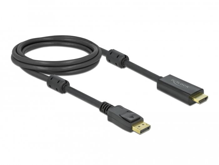 Delock Cable Activo Displayport 1.2 A Hdmi 4k 60 Hz 2 M