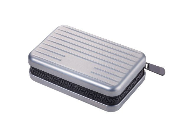 Troika Kreditkartenetui Kartenkoffer Titanfarben