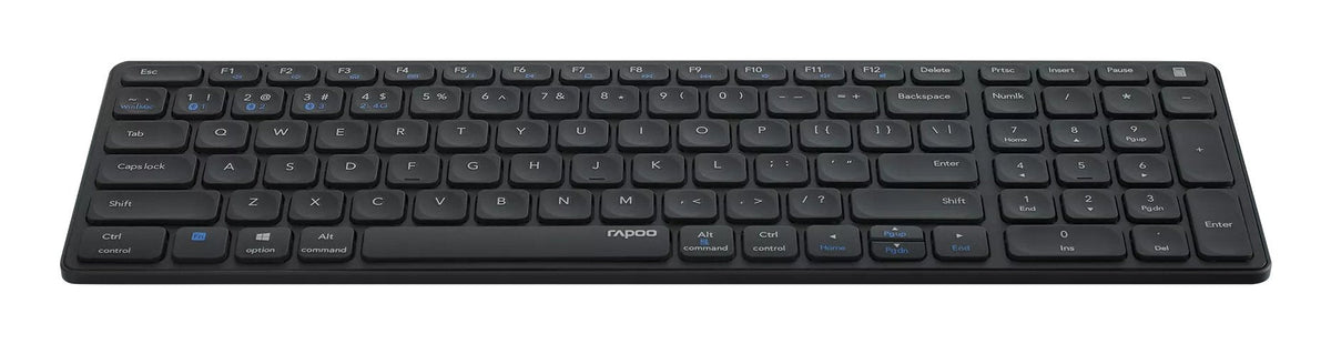 Teclado Rapoo Wireless Y Bluetooth E9700m Portugues 2.4ghz Bt 3.0 5.0 DiseãO Ultrafino Bateria