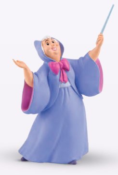 Figura Hada Madrina Cenicienta Disney 10cm