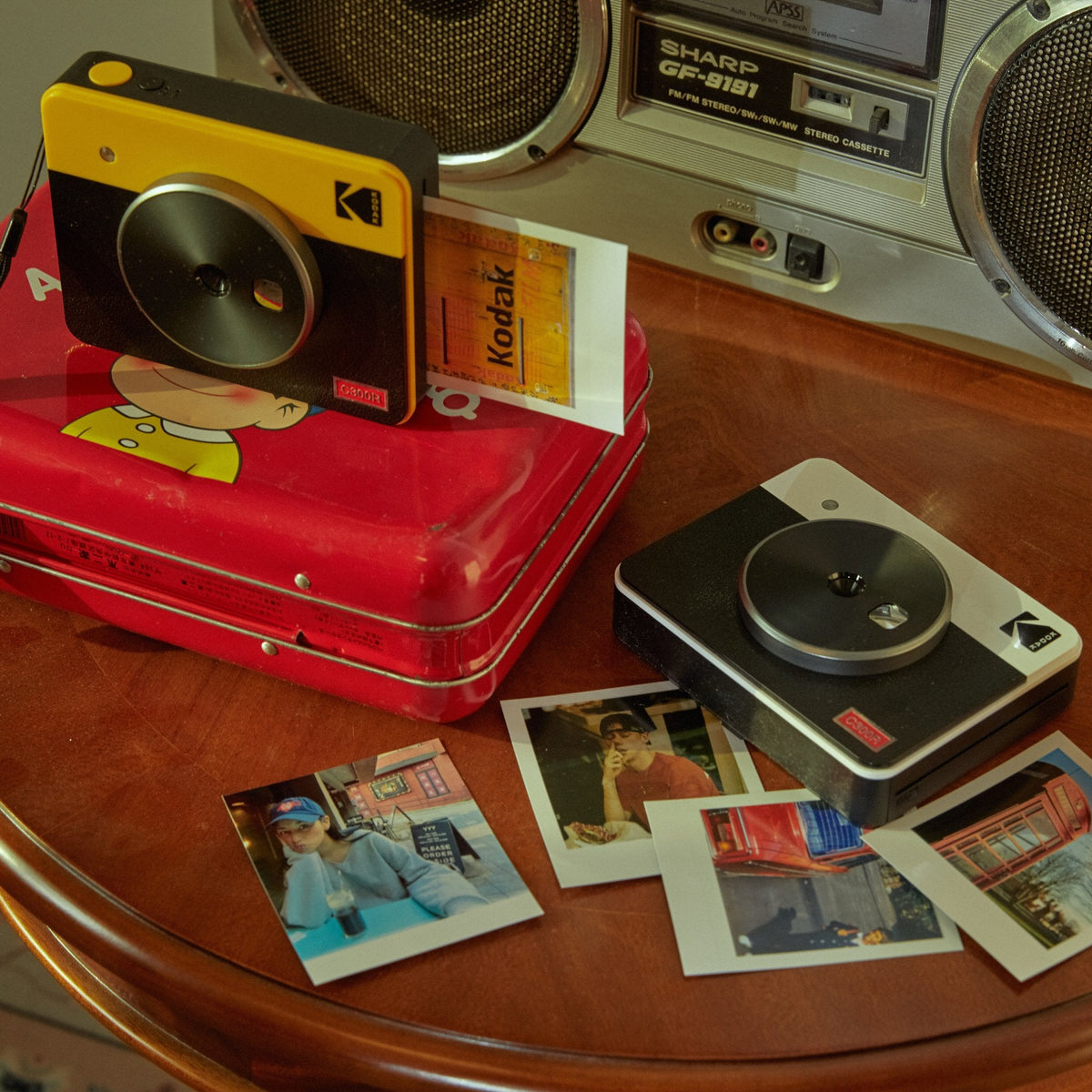 Kodak Mini Shot 3 Instant Print Camera + 8 Photos, Blanco