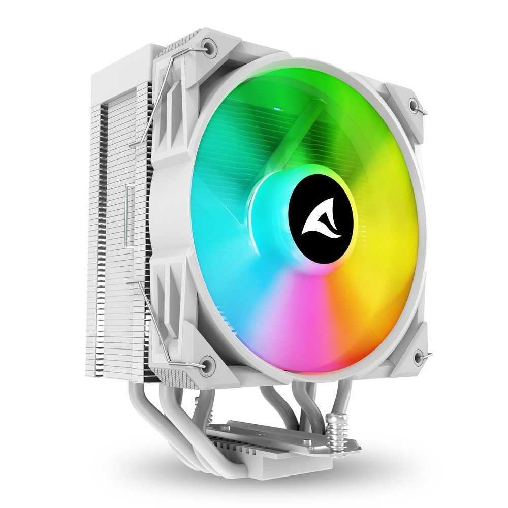 EAN 4044951042005 - Sharkoon A40 RGB Procesador Refrigerador de aire 12 cm Blanco 1 pieza(s) imagen 1