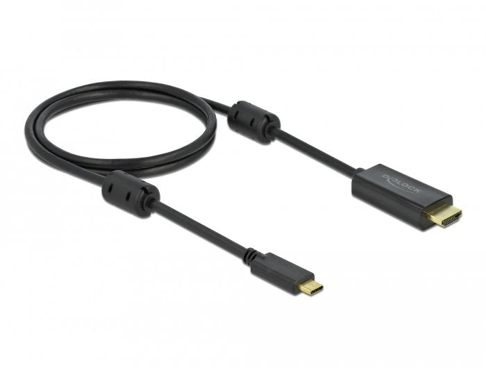 Delock Cable Usb Tipo-C -> Hdmi Activo (Dp Alt Mode) 4k 60 Hz 1 M