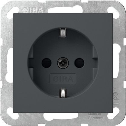 Gira 445328 Schuko Sh System 55 Antracita