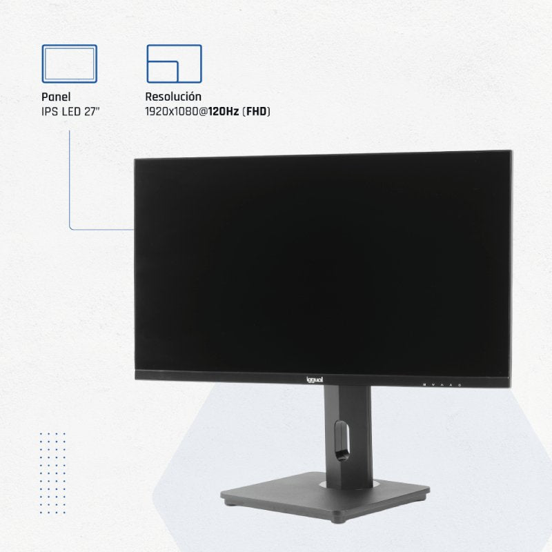 EAN 8435364319819 - iggual ML27FA pantalla para PC 68,6 cm (27") 1920 x 1080 Pixeles Full HD LED Negro imagen 9