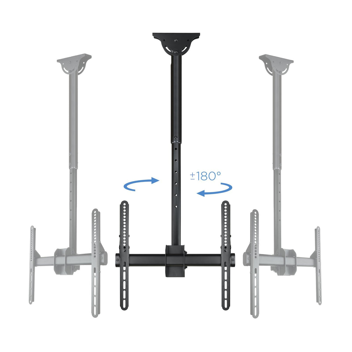 Tooq Soporte De Techo Giratorio Para Tv De 32"-55" - Peso Max 50kg - Vesa 400x400mm