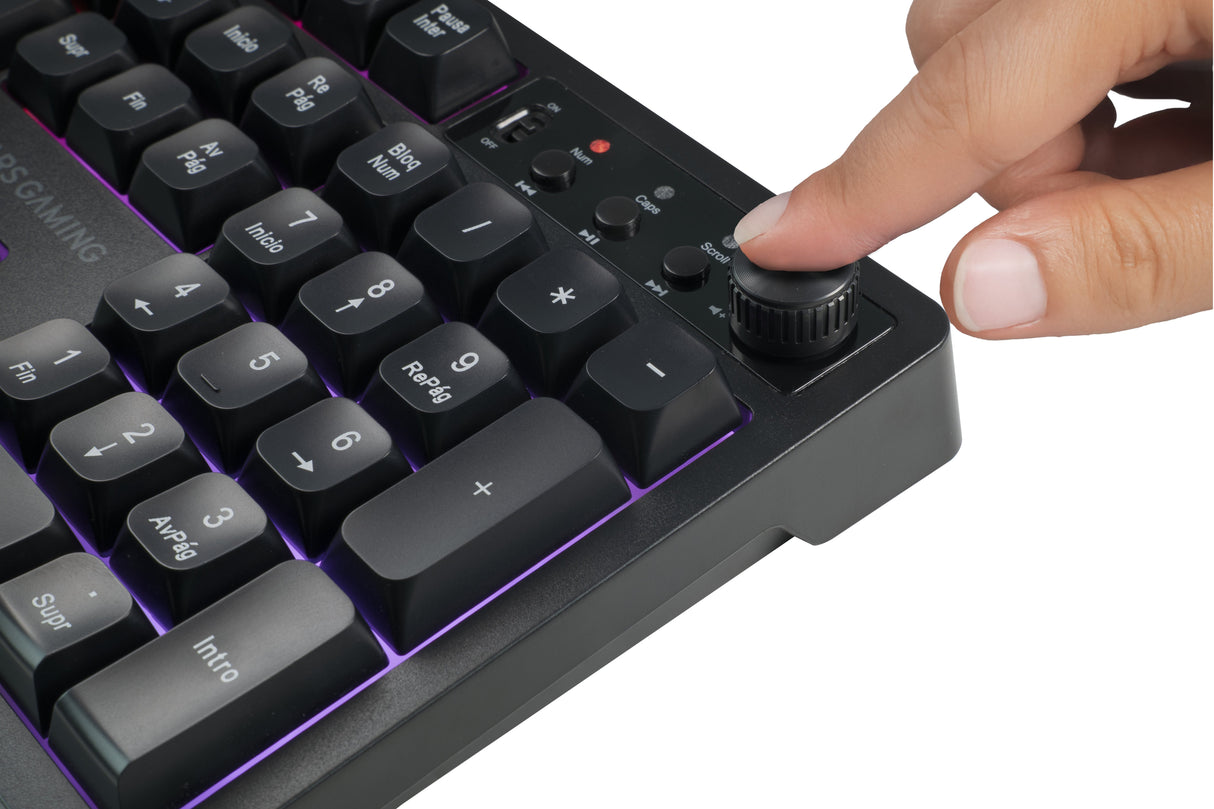 EAN 8435693111115 - Mars Gaming MCPWXES teclado Ratón incluido Juego RF inalámbrica + USB QWERTY Español Negro imagen 3