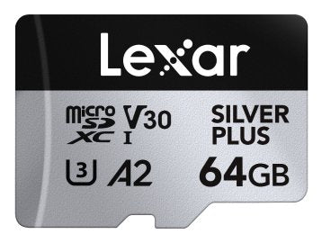 Lexar Professional Silver Plus Microsdxc Uhs-I Card 64 Gb