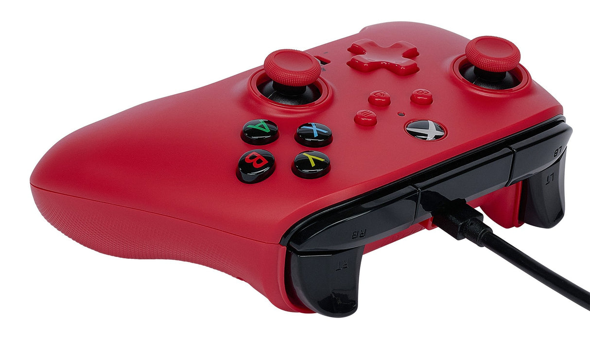 Powera Xbox Series Pad Przewodowy Enhanced Artisan Red