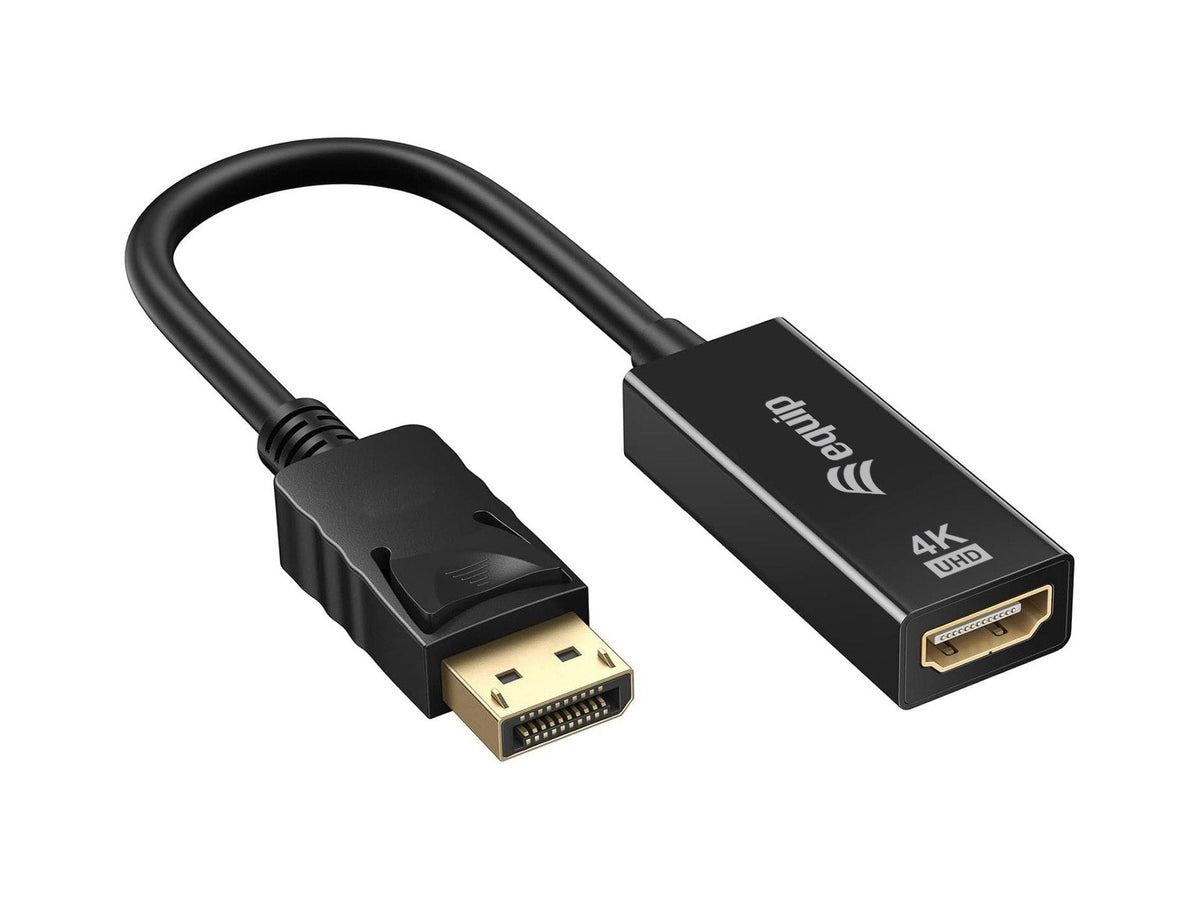 Cable Equip Hdmi->Displayport 1.2 4k/30hz H/M 0.15m Negro