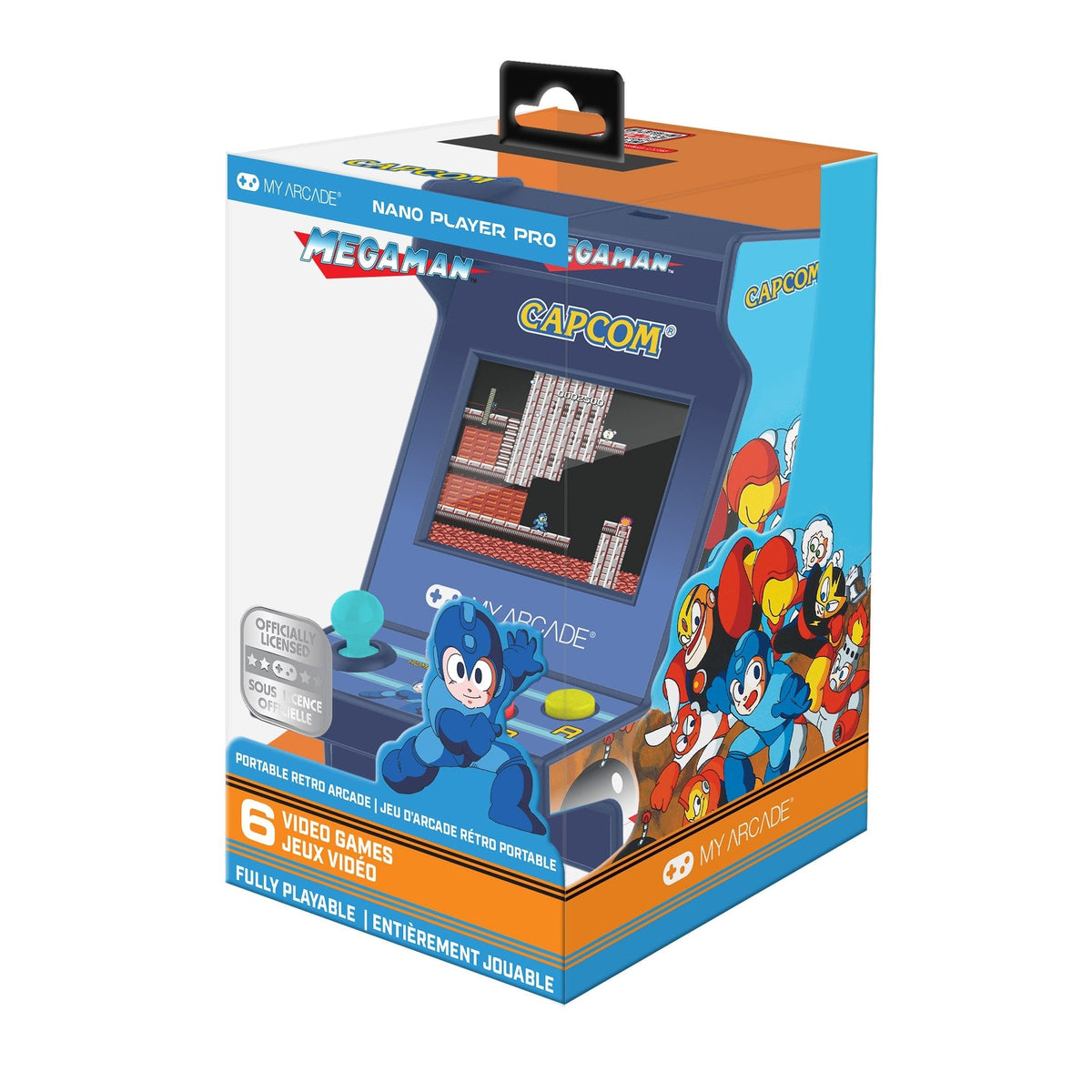My Arcade Nano Player Megaman 6 Games 4.5" Dgunl-4188
