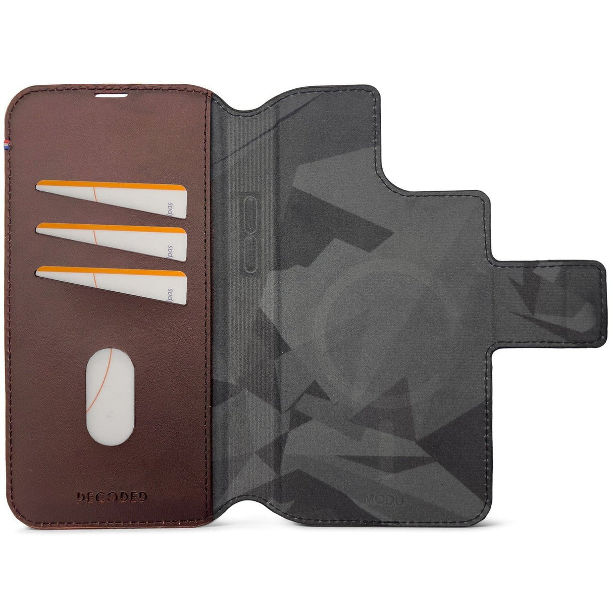 EAN 8720593006754 - Decoded Modu Wallet funda para teléfono móvil 17 cm (6.69") Funda cartera Marrón, Chocolate imagen 5