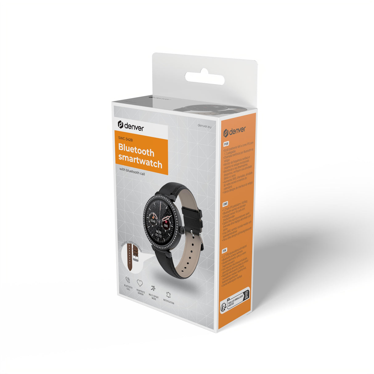 Smartwatch Denver Swc-342b Black