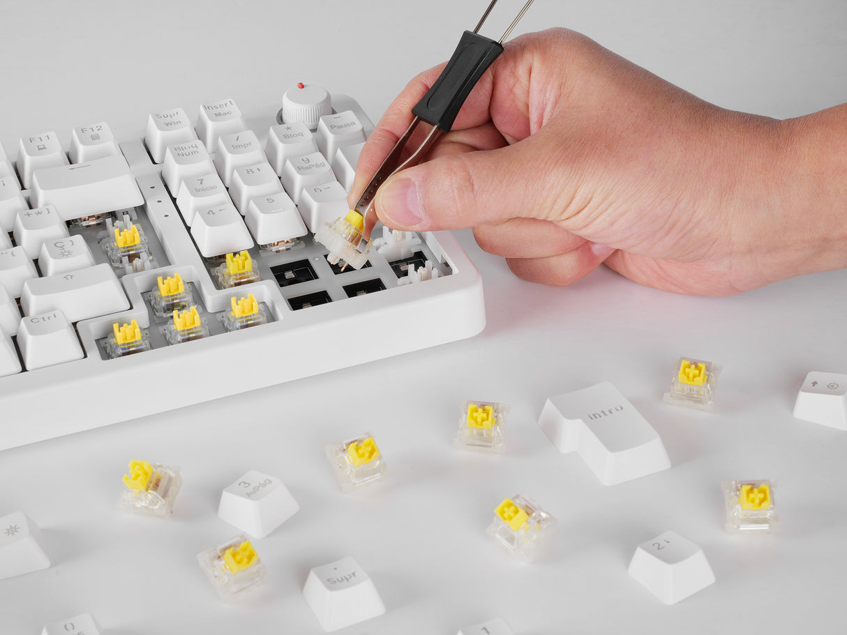 EAN 8435693110453 - Mars Gaming MKPROWYES teclado Juego USB QWERTY Español Blanco imagen 4