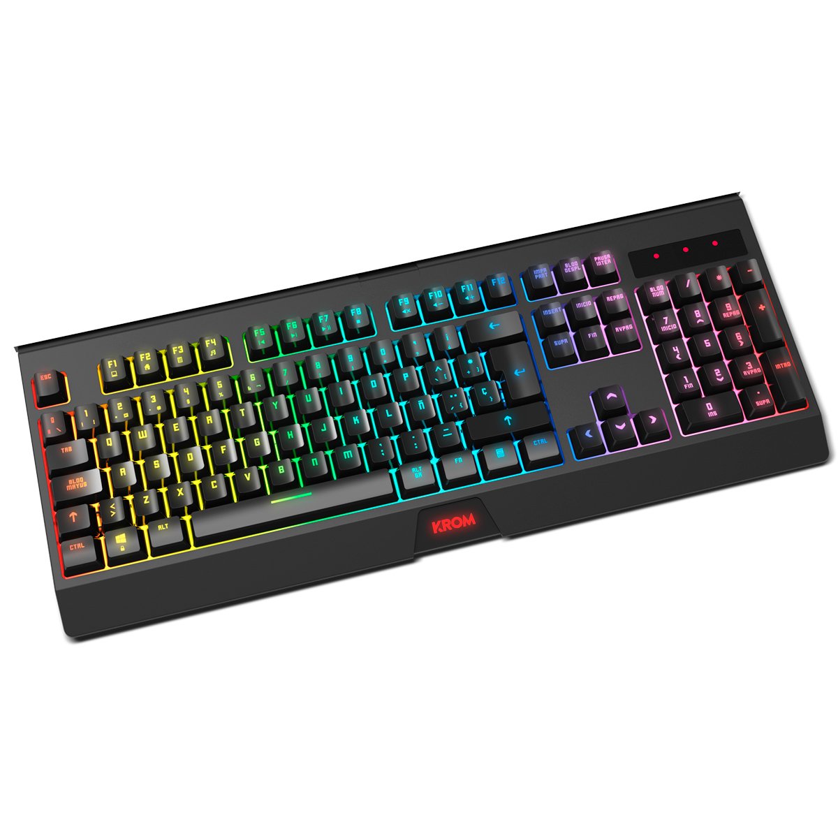 EAN 8436587974359 - Krom KABALA teclado Ratón incluido Juego RF inalámbrico QWERTY Español Negro imagen 7