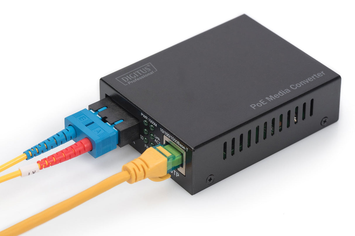 EAN 4016032390039 - Digitus DN-82160 convertidor de medio 1000 Mbit/s 1310 nm Monomodo Negro imagen 2