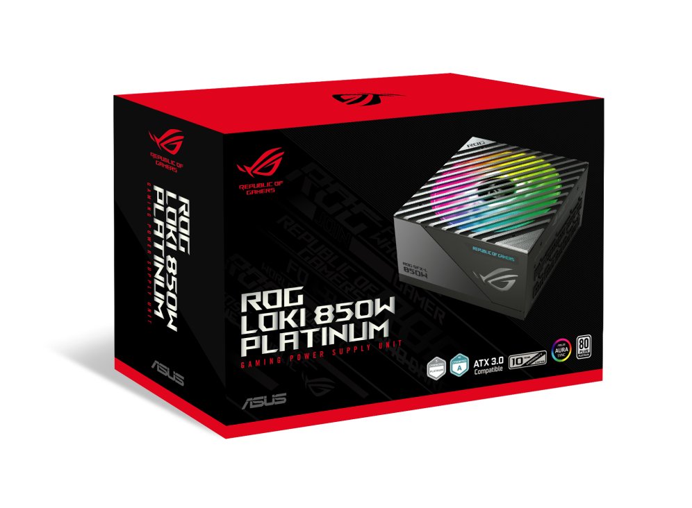 EAN 4711081722557 - ASUS ROG Loki SFX-L 850W Platinum unidad de fuente de alimentación 24-pin ATX Negro, Plata imagen 11