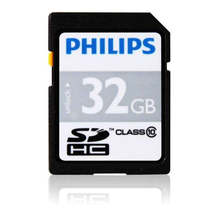 Secure Digital Philips Fm32sd45b/10, 32 Gb, Sdhc, Clase 10, Uhs-I, Multicolor
