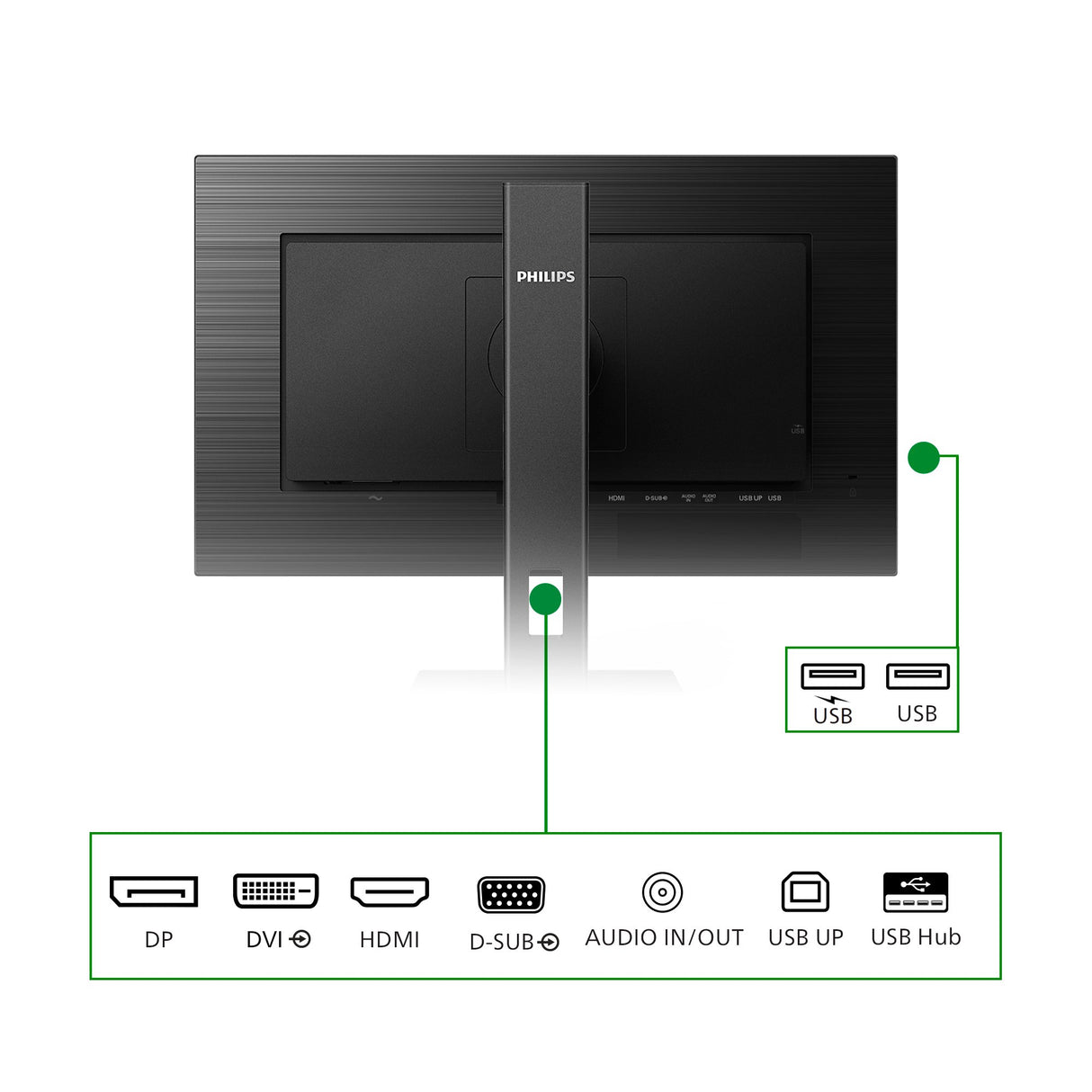EAN 8712581764319 - Philips B Line 272B1G/00 pantalla para PC 68,6 cm (27") 1920 x 1080 Pixeles Full HD LED Negro imagen 4