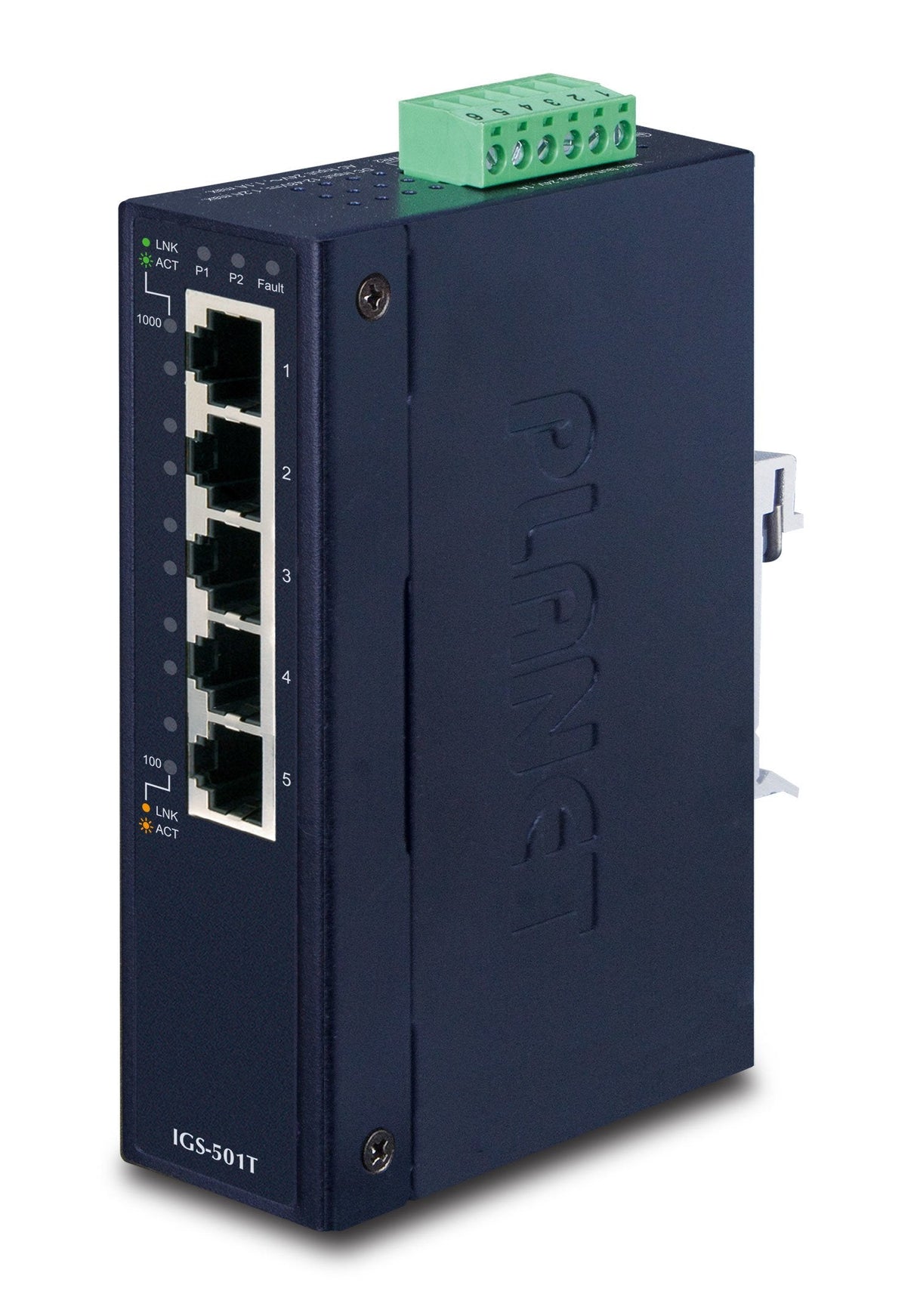 Planet Igs-501t 5-Port Indumrial Gigabit Ethernet Switch