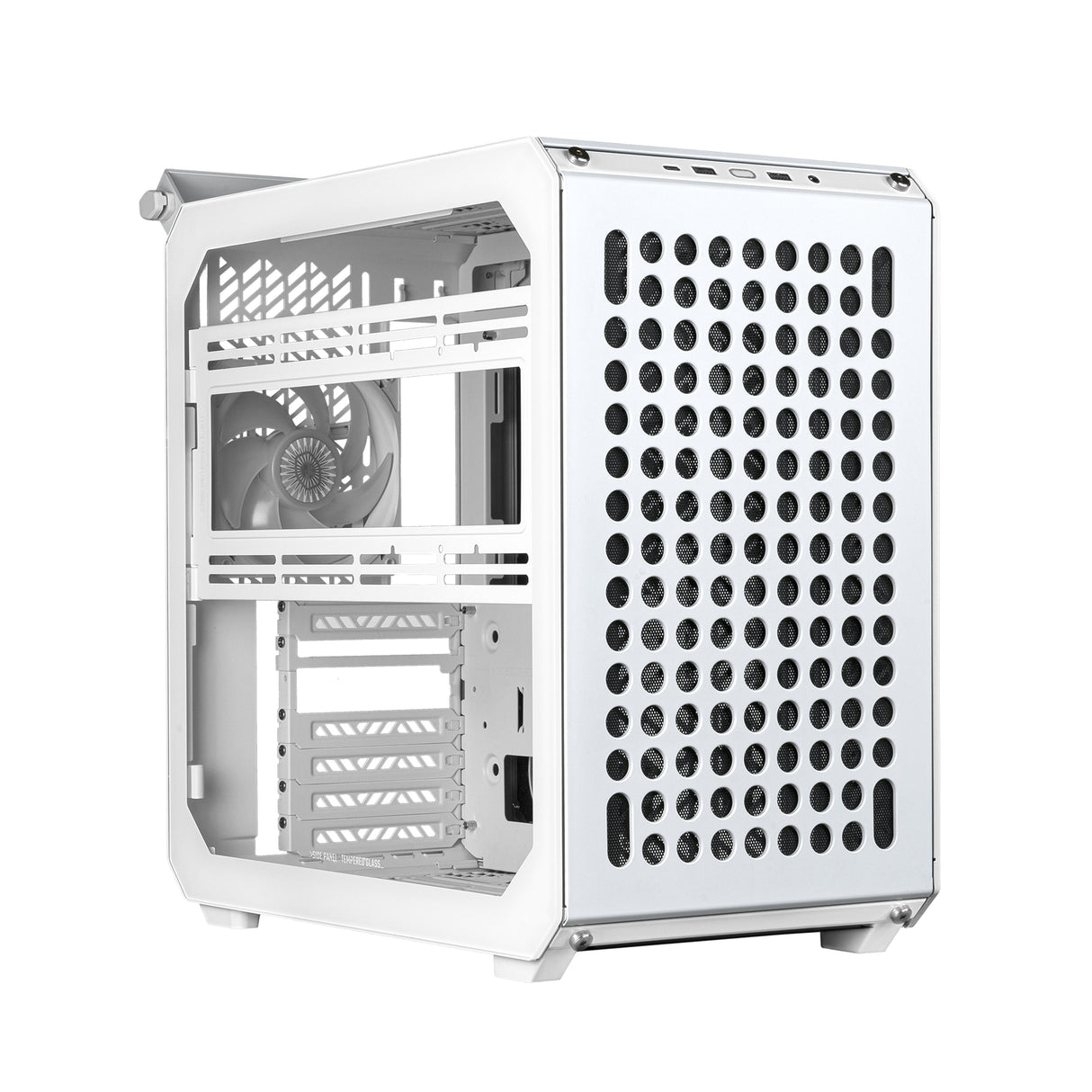 Caja Pc Cooler Master Qube 500 Flatpack White Edition, Q500-Wgnn-S00