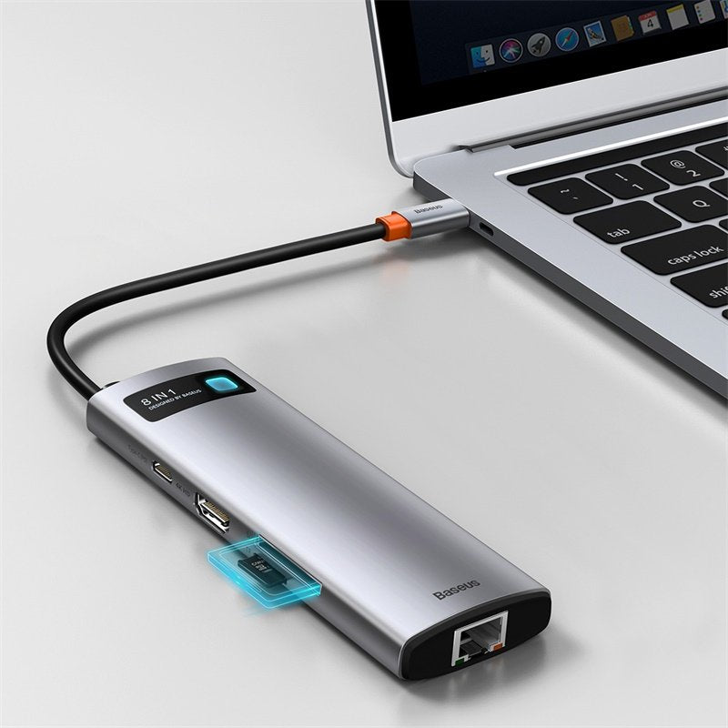 EAN 6953156204652 - Baseus Metal Gleam USB 3.2 Gen 1 (3.1 Gen 1) Type-C Gris imagen 8