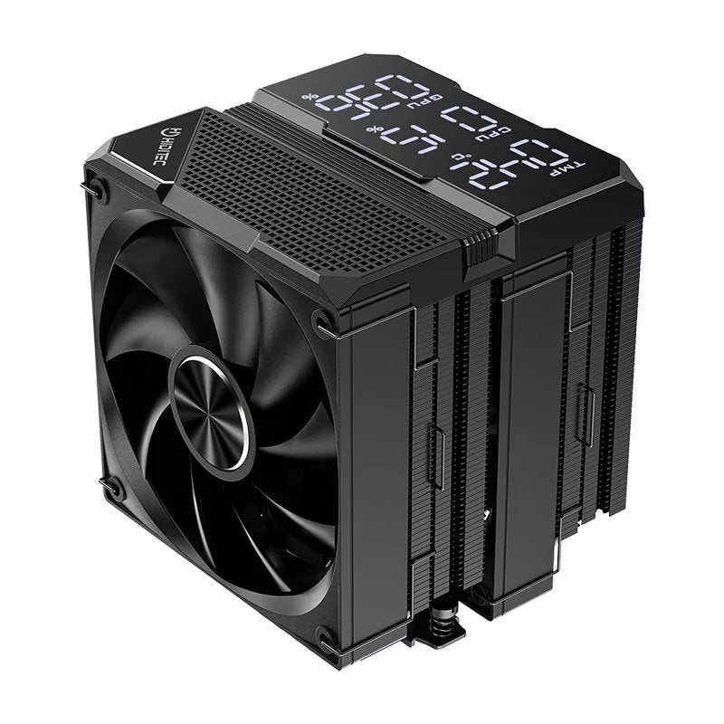 Ventilador Con Disipador Hiditec Dc40 Pro 12cm