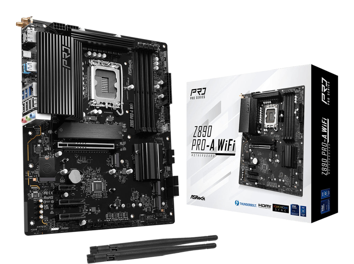 EAN 4710483947544 - Asrock Z890 Pro-A WiFi Intel Z890 LGA 1851 (Socket V1) ATX imagen 1