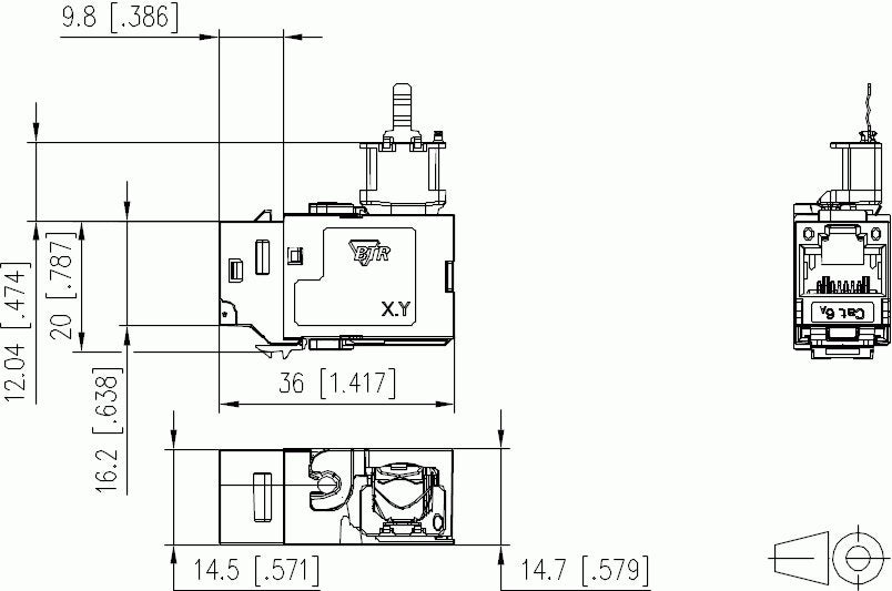 Metz Connect 130b23-E Conector Plata