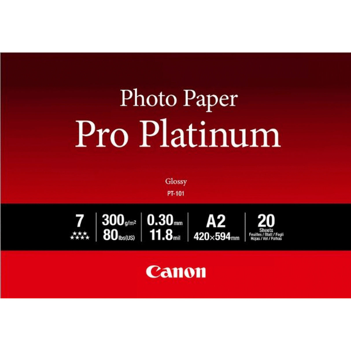 EAN 4549292041620 - Canon 2768B067 papel fotográfico A2 Blanco De alto brillo imagen 1