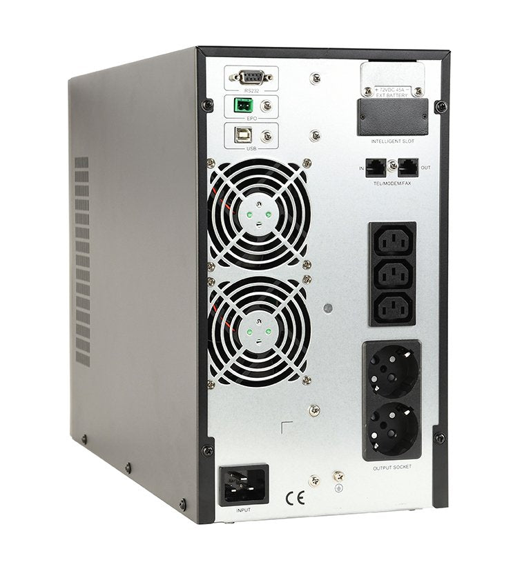 EAN 8716309124799 - Gembird EG-UPSO-3000 sistema de alimentación ininterrumpida (UPS) Doble conversión (en línea) 3 kVA 2700 imagen 2