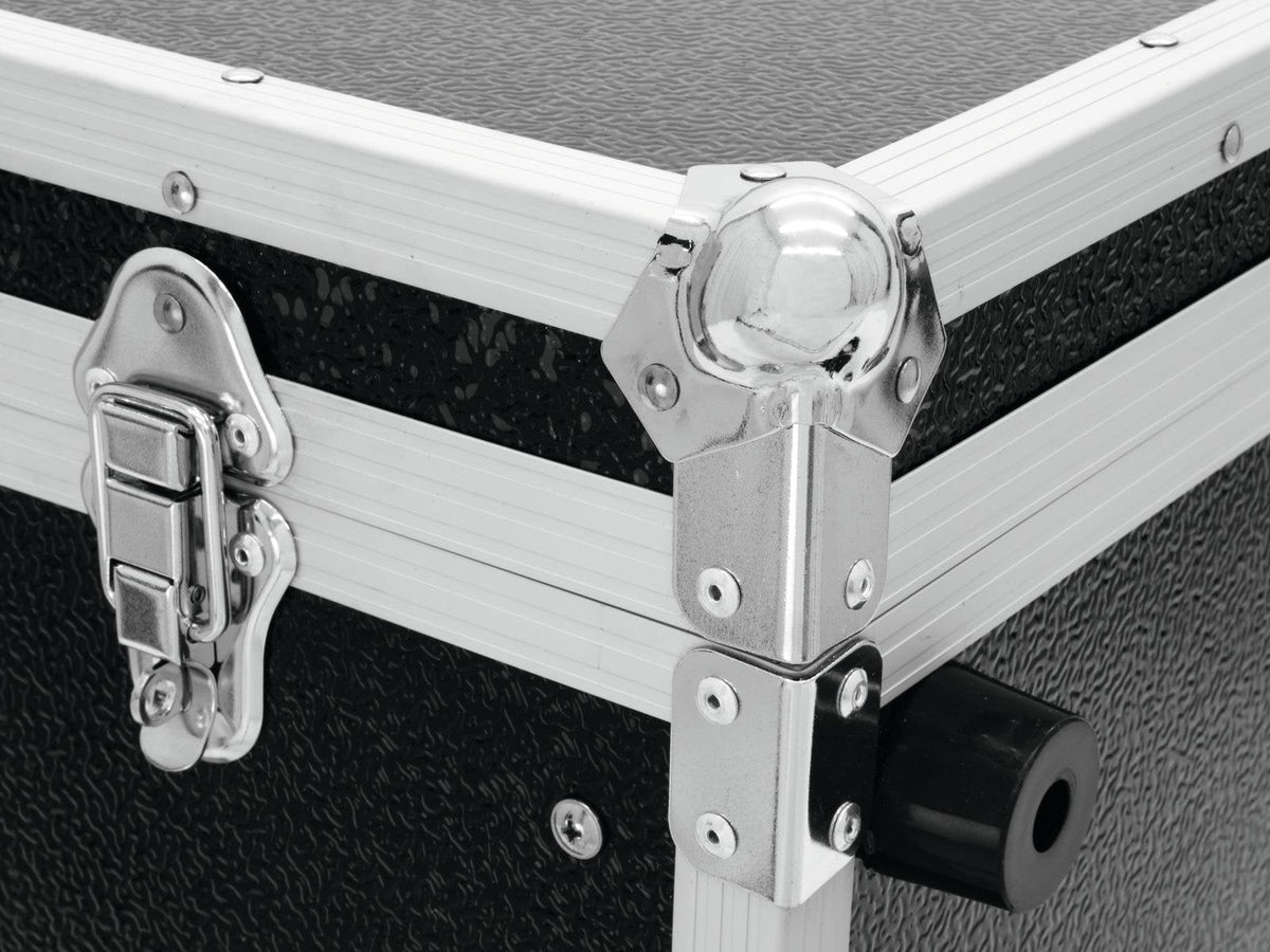 Roadinger 30107204 Hardcase Aluminio Negro - Plata Audiogeräte-Maletín
