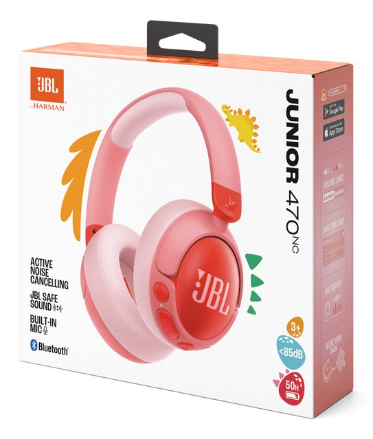 Auriculares Jbl Junior 470nc Pink