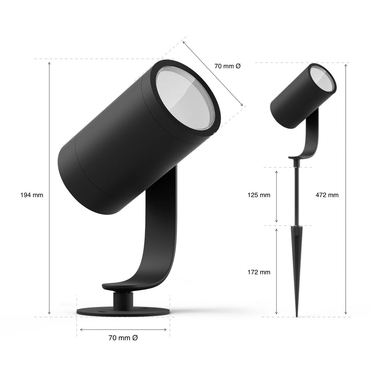 EAN 8718696167977 - Philips Hue White and Color ambiance 1741530P7 Alumbrado de sobremuro/pie para exterior Bluetooth 8 W imagen 4