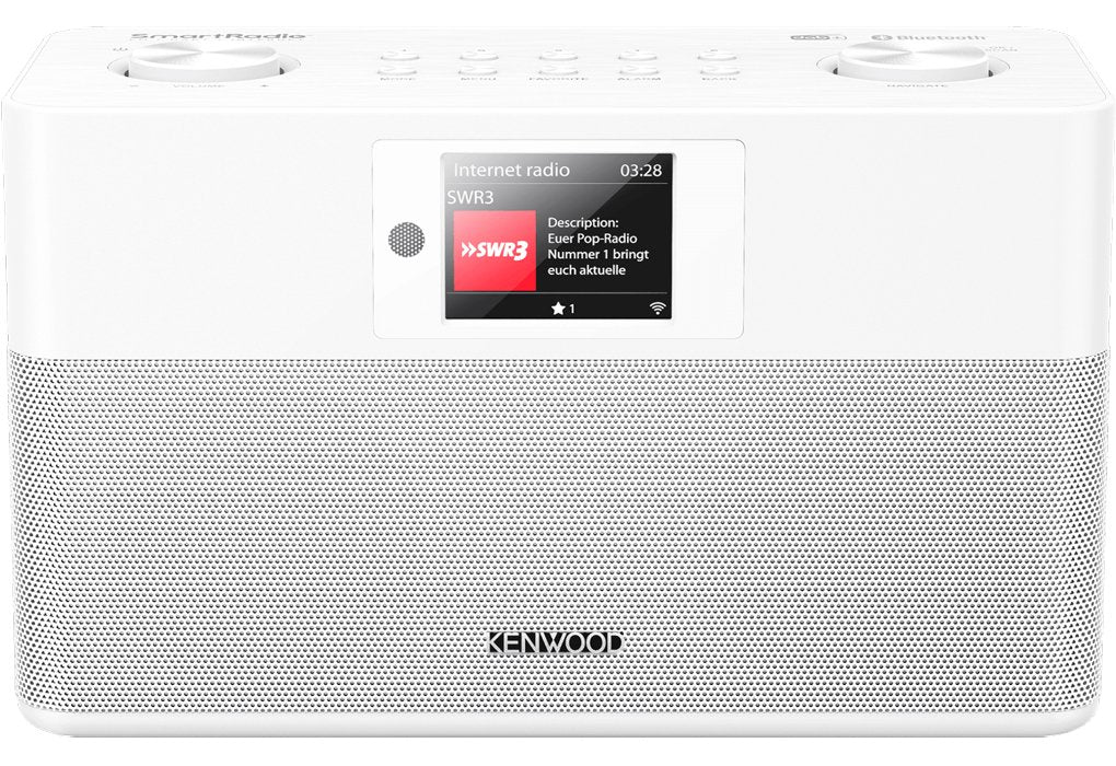 Kenwood Cr-M100s Smart Radio Mit Dab+, Grosses Farbdisplay, Wifi Blanco