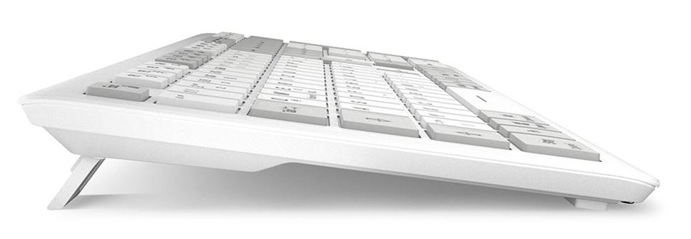 Sharkoon Officepal K30w, Teclado Blanco, Desaprobación, Scratch Ddomes 4044951042340