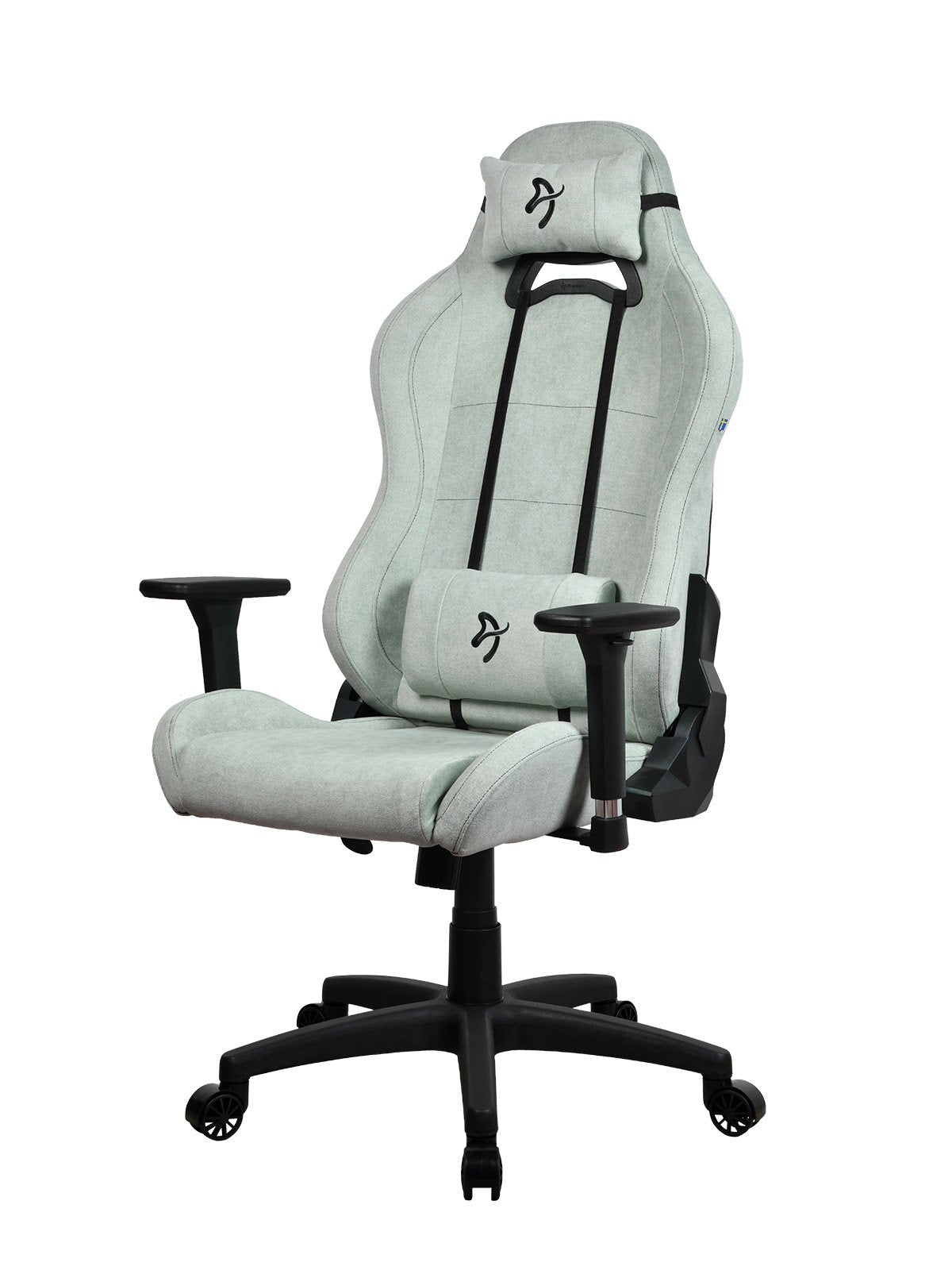 Silla Gaming Arozzi Torretta De Tejido Suave -Verde Perla