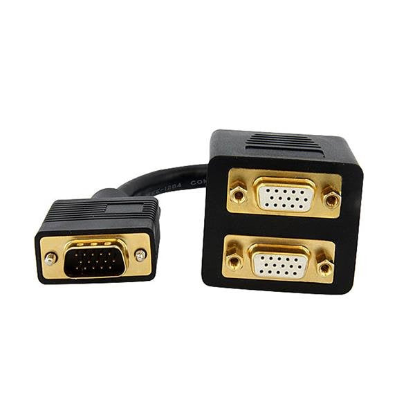 EAN 0065030837781 - StarTech.com VGASPL1VV cable VGA 0,3 m VGA (D-Sub) 2 x VGA (D-Sub) Negro imagen 2