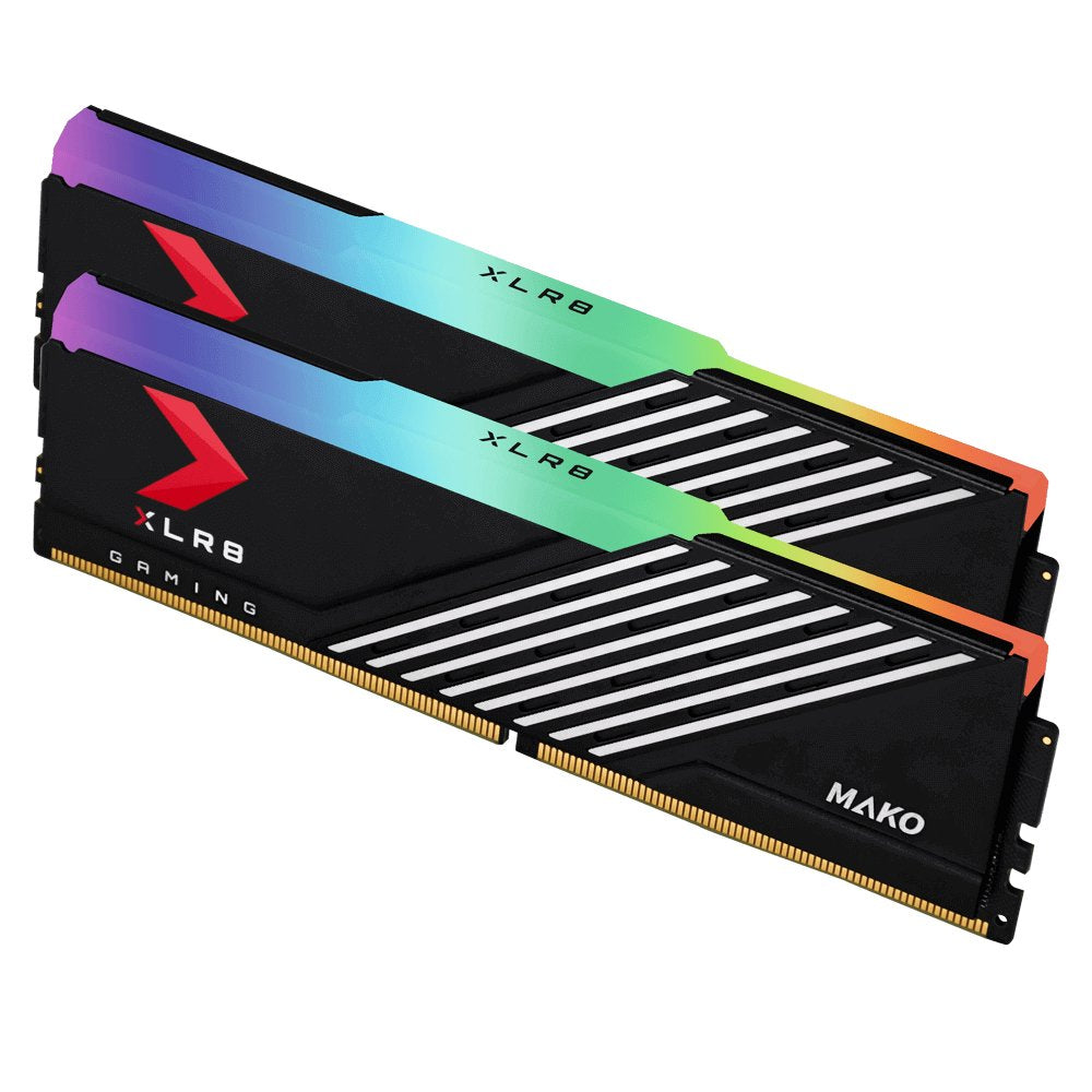 Memoria Ddr5 32gb 6400mhz Pny Epic-X Rgb Mako Rgb Cl40 1.4v Kit 2x16gb