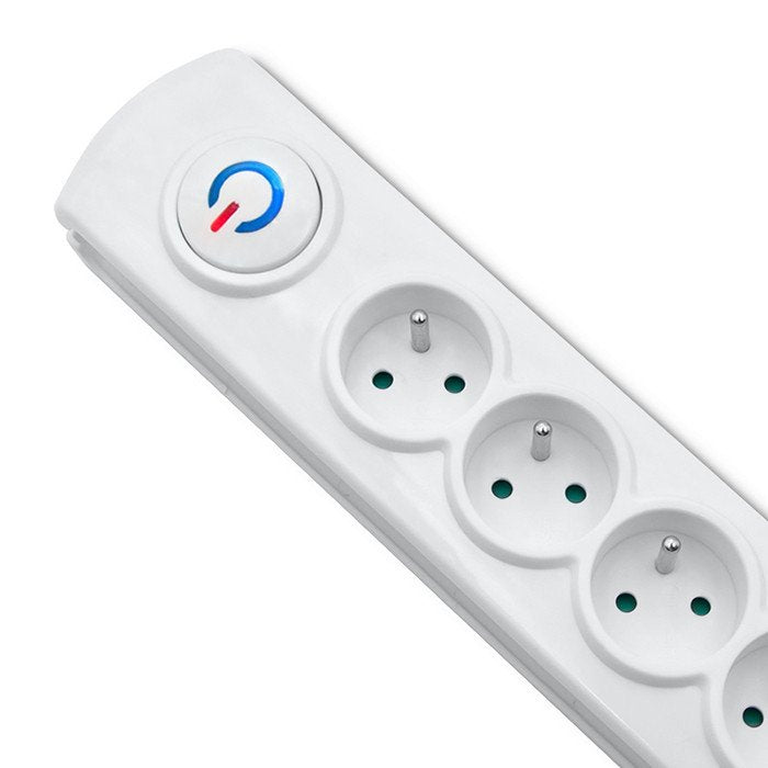 EAN 5901878502939 - Qoltec 50293 limitador de tensión Blanco 8 salidas AC 230 V 1,5 m imagen 2