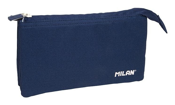 EAN 8411574098553 - Milan 081133SNCB caja de lápices Estuche suave Tela, Poliéster Marina imagen 1