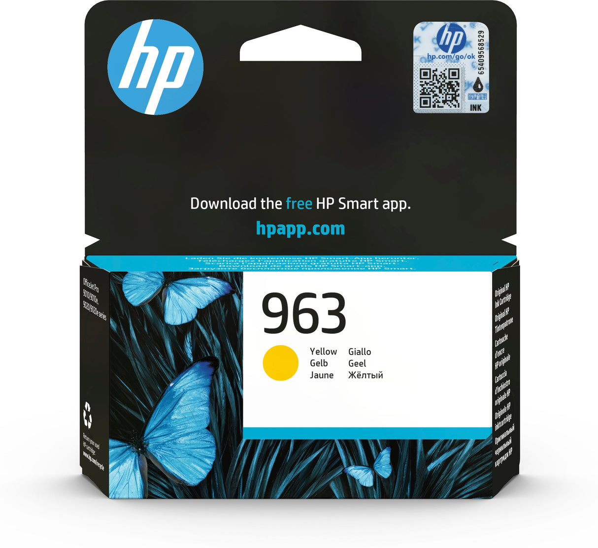 Tinta Original Hp Nº963 Amarillo