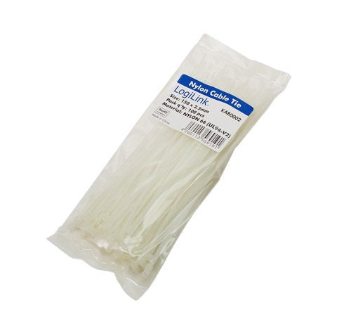 EAN 4260113569191 - LogiLink KAB0002 presilla Nylon Blanco imagen 1