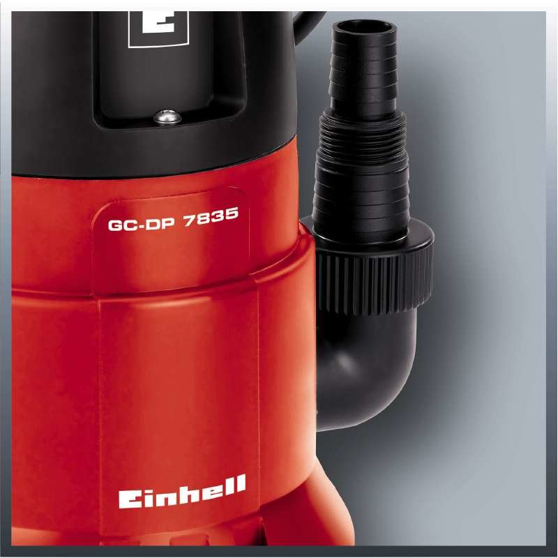 Bomba De Agua Sucia Einhell Gc-Dp 7835, Sumergible/Bomba De Presión (Rojo/Negro, 780 Vatios) 4170682