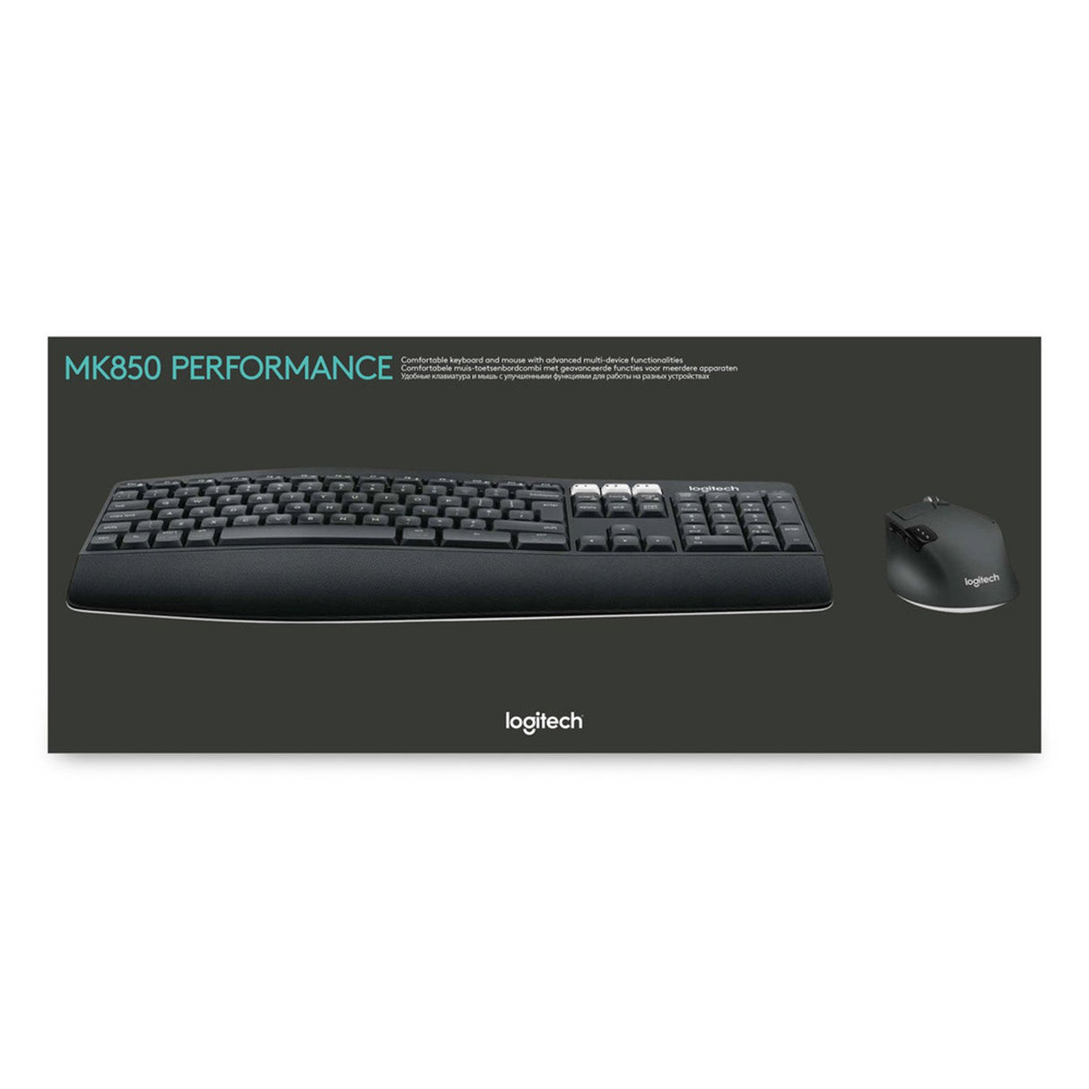 EAN 5099206066861 - Logitech 920-008225 teclado Ratón incluido Universal RF Wireless + Bluetooth AZERTY Belga Negro imagen 21