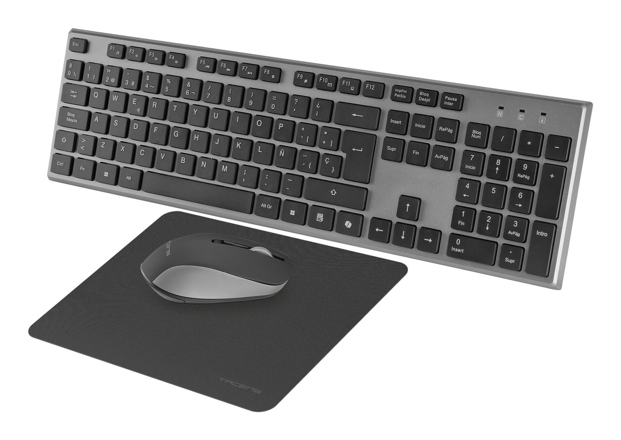 EAN 8435693112129 - Tacens 6ZENITHIT teclado Ratón incluido Hogar / Oficina RF inalámbrico QWERTY Italiano Gris imagen 3