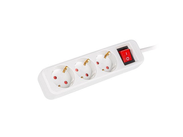 EAN 5901969429268 - Lanberg PS1-03F-0150-W base múltiple 1,5 m 3 salidas AC Interior Blanco imagen 3