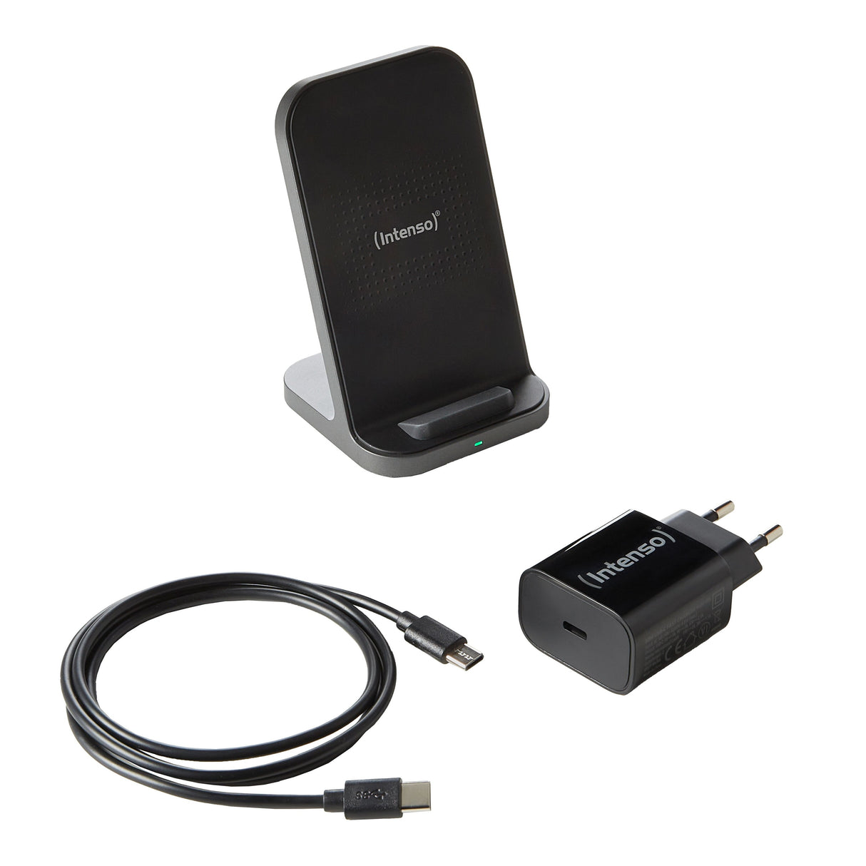 EAN 4034303032587 - Intenso BSA2 Smartphone Negro USB Cargador inalámbrico Carga rápida Interior imagen 4