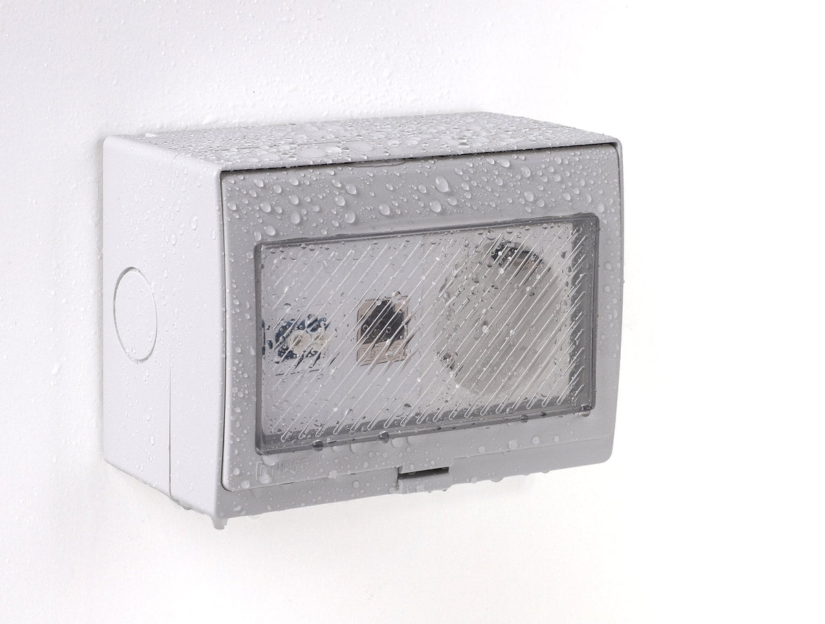 Delock Easy 45 Carcasa De Superficie Ip55 Resistente Al Agua 4 Port